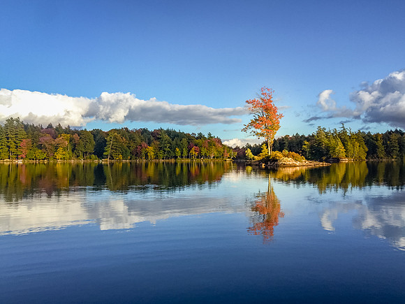 Rock Island Reflection